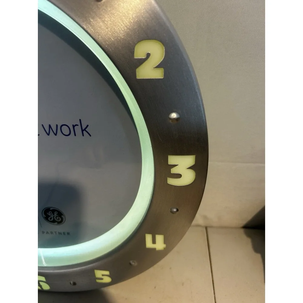 GE Worldwide Partner Olympics Support Lighted Clock General Electric Imagination
